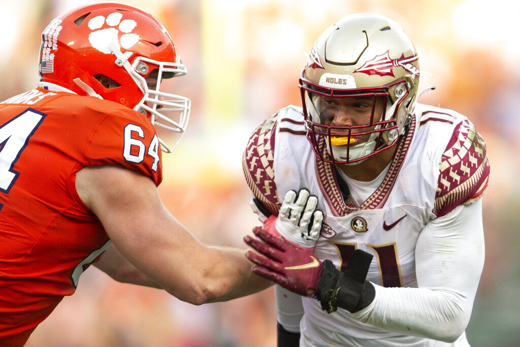 25. Jermaine Johnson, Edge, Florida St., Sr.